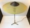 Vintage Swiss Brass & Checkered Glass Tripod Table Lamp, 1960s, Image 7