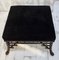 Grand Tabouret Regency Antique en Imitation Bambou 2