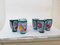 Set di tazze in ceramica di S. Deruta, anni '50, Immagine 8