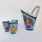 Ceramic Pitches & Cups Set from S. Deruta, 1950s 11