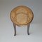 Antique Bentwood and Rattan No. 4611 Stool from Thonet, Image 6