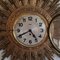 Large Giltwood Sunburst Wall Clock, 1950s 4