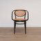 210R Bentwood and Rattan Armchairs from Thonet, 2001, Set of 6 1