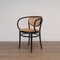 210R Bentwood and Rattan Armchairs from Thonet, 2001, Set of 6 4