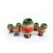 Ceramic Watermelon Pitcher and Cups from Falco, 1970s, Set of 7, Image 2