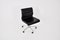 Chaise Soft Pad en Cuir Noir par Charles & Ray Eames pour Vitra, 1970s 2