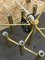 Large Mid-Century Brass Chandelier by Gaetano Sciolari for Sciolari, Image 8