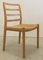 Model 85 Dining Chairs by Niels O Möller for J.L. Møllers, 1970s, Set of 4 17
