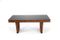Art Deco Italian Rosewood Dining Table with Black Glass Top, 1950s, Image 6
