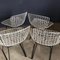 Sillas de comedor de alambre al estilo de Harry Bertoia para Knoll, 1952. Juego de 4, Imagen 2