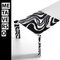 Minimalist Aluminium Extendable Long Black White Metaverso Dining Table by Laab Milano 6