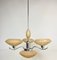 Art Deco Dutch Chandelier in Chrome and Glass, 1930s, Image 13