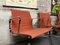 Aluminum EA 108 Chairs in Hopsak Orange by Charles & Ray Eames for Vitra, Set of 4, Image 11