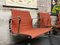 Chaises EA 108 en Aluminium Hopsak Orange par Charles & Ray Eames pour Vitra, Set de 4 11