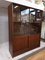 Mid-Century Teak Bookcase with Sliding Glass Doors by Herbert E Gibbs for Tunridge 4