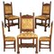 Tuscany Stühle im Renaissance Stil von von Dini & Puccini, 1930er, 6er Set 11