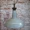 Lampada vintage industriale grigia, anni '50, Immagine 4