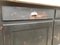 Vintage Industrial Butcher's Counter with Marble Top 11