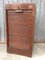 Small Vintage French Tambour Filing Cabinet, Image 7