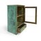 Green Patinated Wood Display Cabinet, 1940s 3