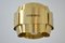 Vintage Brass Pendant Lamp from Coronell Elektro 5