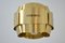 Vintage Brass Pendant Lamp from Coronell Elektro, Image 5