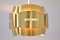 Vintage Brass Pendant Lamp from Coronell Elektro, Image 2