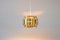 Vintage Brass Pendant Lamp from Coronell Elektro 8