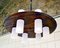 Rosewood & Acrylic Glass Chandelier from Stilux Milano, 1960s, Image 2