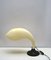 Italienische Rhea Tischlampe aus Kunststoff & Metall von Marcello Cuneo für Ampaglas, 1960er 1