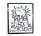 Keith Haring Hommage Wanduhr von Cleto Munari, 2000er 1