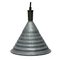 Vintage Industrial Grey Metal Pendant Lamp, 1950s, Image 5