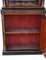 Antique Ebonised Display Cabinet 4