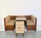 Ecksofa aus Holz, 1960er 1