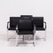 Brno Black Flat Bar Dining Chairs by Ludwig Mies van der Rohe for Knoll Inc. / Knoll International, 2000s, Set of 4 5