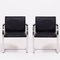 Brno Black Flat Bar Chairs by Ludwig Mies van der Rohe for Knoll Inc. / Knoll International, 2000s, Set of 2, Image 4