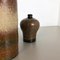 German Ceramic Studio Pottery Vase by Elmar & Elke Kubicek, 1970s, Set of 3, Image 8