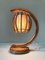 Lampe de Bureau Vintage en Rotin, 1960s 10