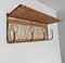 French Iron and Willow Coat Rack, 1940s 4