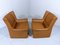 Vintage Leather Lounge Set with 2 Chairs & Ottoman, 1960s, Set of 3 7