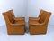 Vintage Leather Lounge Set with 2 Chairs & Ottoman, 1960s, Set of 3 6
