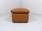 Vintage Leather Lounge Set with 2 Chairs & Ottoman, 1960s, Set of 3 19