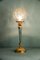 Antique Gilded & Glass Table Lamp, 1890s, Image 9