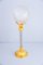 Antique Gilded & Glass Table Lamp, 1890s, Image 1