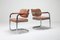 Cognacfarbene Ledersessel von Walter Knoll, 1970er, 6er Set 10