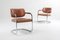 Cognac Leather Armchairs by Walter Knoll, 1970s, Set of 6 9
