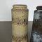 Vintage German Fat Lava Pottery 206-26 Vases from Scheurich, 1970s, Set of 2, Image 8