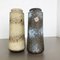 Vintage German Fat Lava Pottery 206-26 Vases from Scheurich, 1970s, Set of 2, Image 11