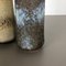 Vintage German Fat Lava Pottery 206-26 Vases from Scheurich, 1970s, Set of 2, Image 9