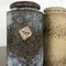 Vintage German Fat Lava Pottery 206-26 Vases from Scheurich, 1970s, Set of 2, Image 16